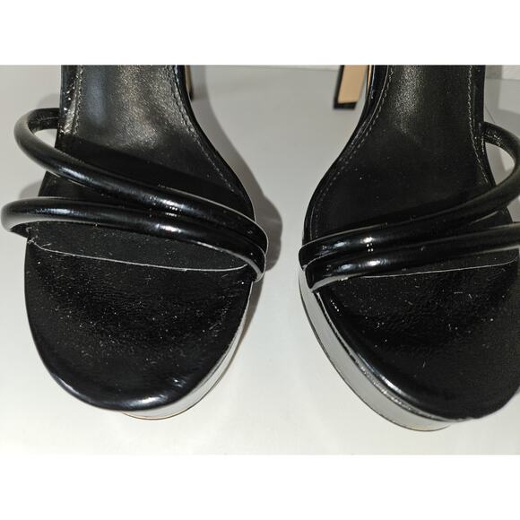 New! BCBGeneration Kendi Ankle Strap Platform Sandal Black 6.5M $90 - Picture 4 of 13